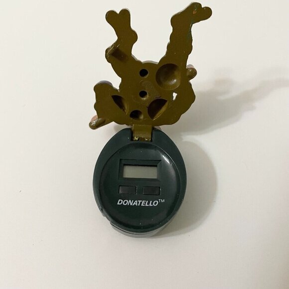 Vtg 80s Donatello TMNT Ninja Turtles Flip Watch No Band Not Working - Picture 7 of 15